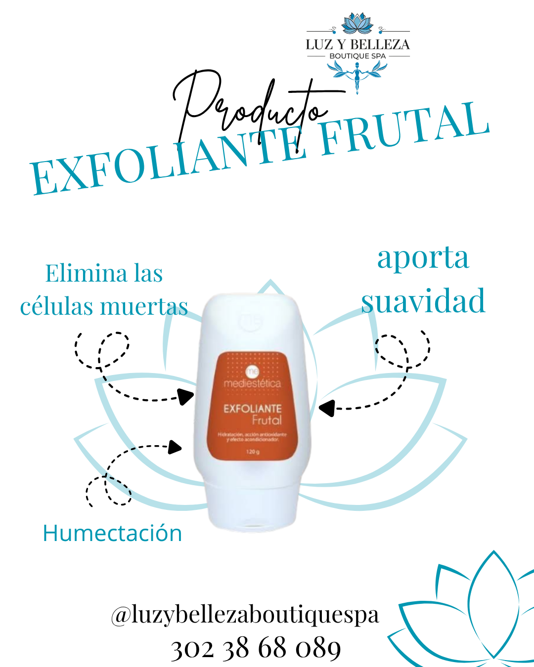 EXFOLIANTE FRUTAL 300gr Mediestética