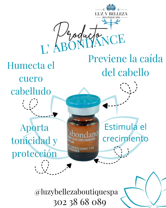 L'ABONDANCE COMPLEJO DE CRECIMIENTO CAPILAR CAJA DE 10 VIAL 7ML