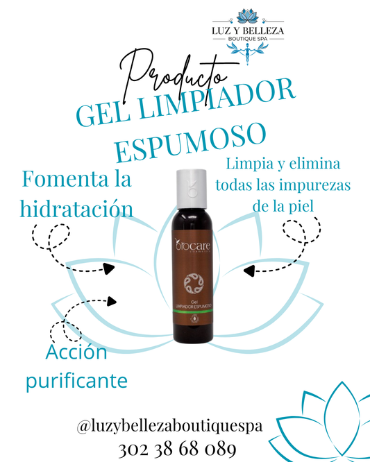 GEL LIMPIADOR ESPUMOSO 120g Biocare