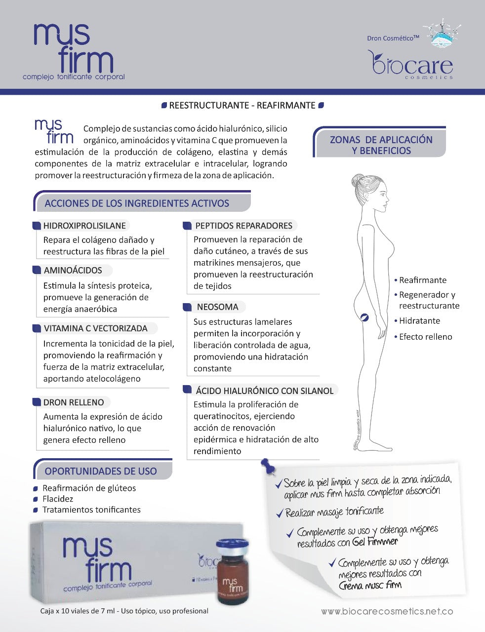 MUSC FIRM CAJA 10 VIAL 7ML Biocare