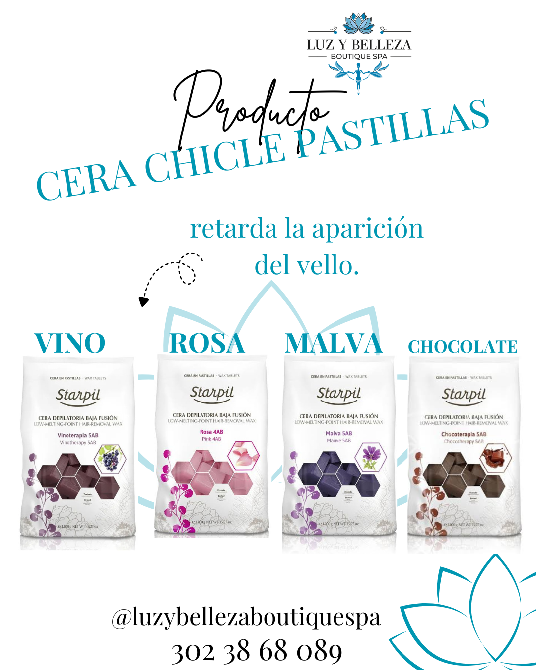 CERA DEPILACIÓN ORO EN PASTILLAS CHICLE 1000g Starpil