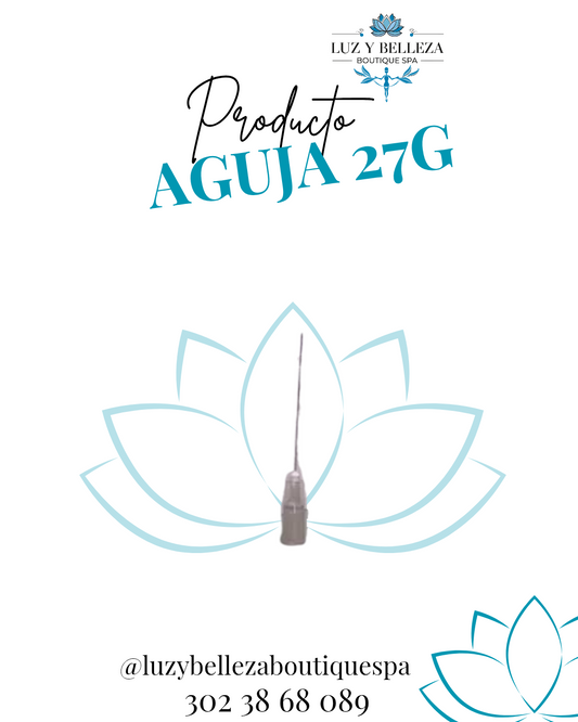 AGUJA 27G UNIDAD Insumo