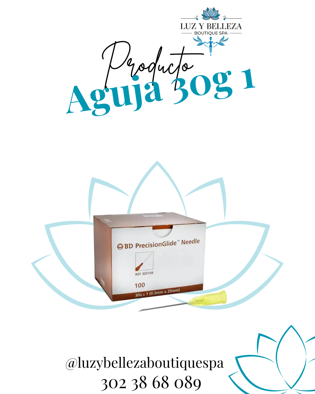 AGUJA 30G X1 CAJA Insumo