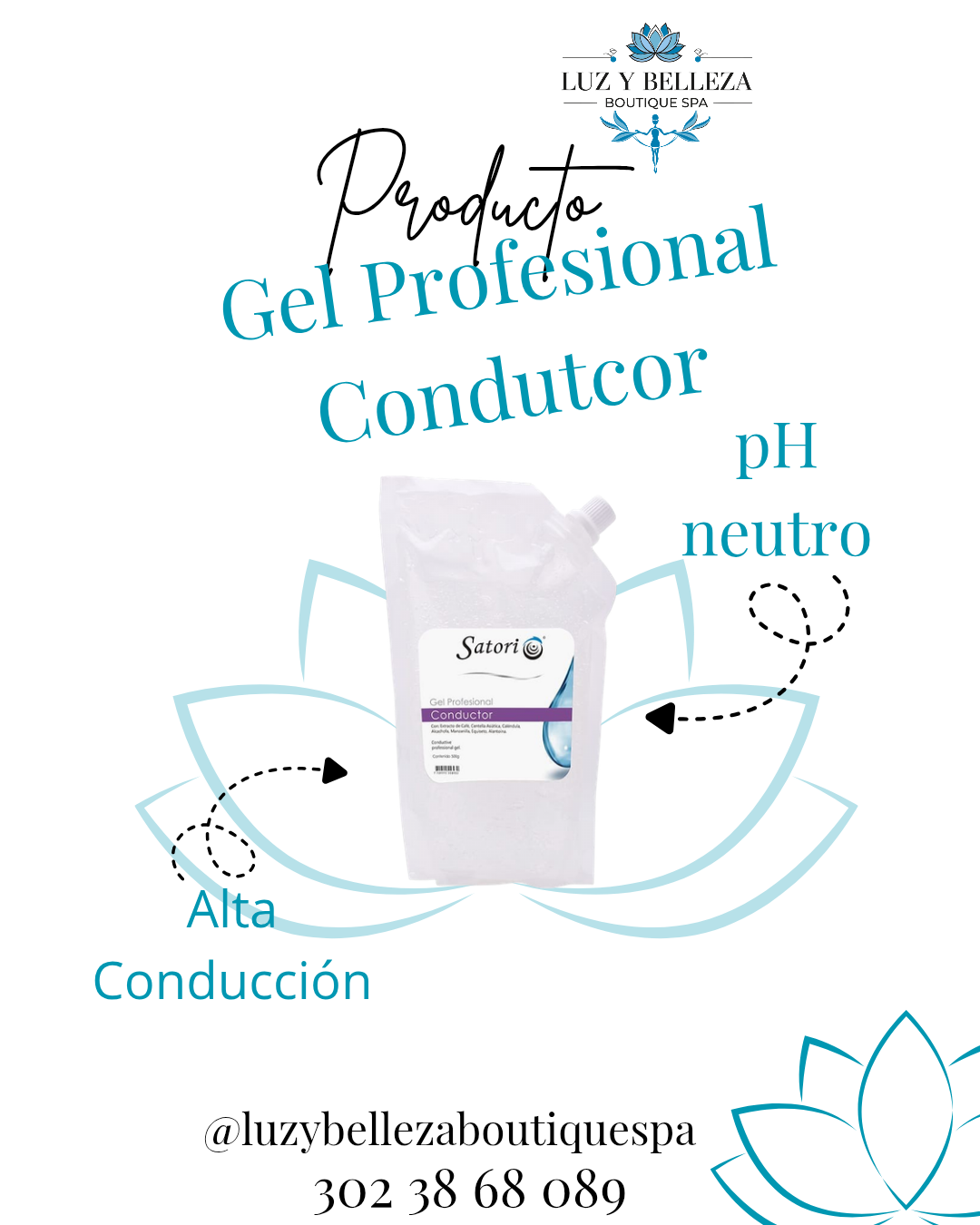 GEL NEUTRO CONDUCTOR 500gr Satori