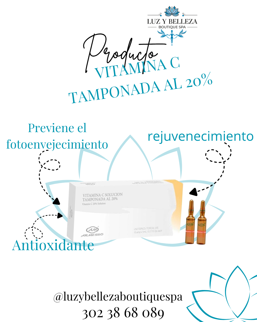 VITAMINA C TAMPONADA al 20% CAJA 10 AMPOLLA 5ML Armesso