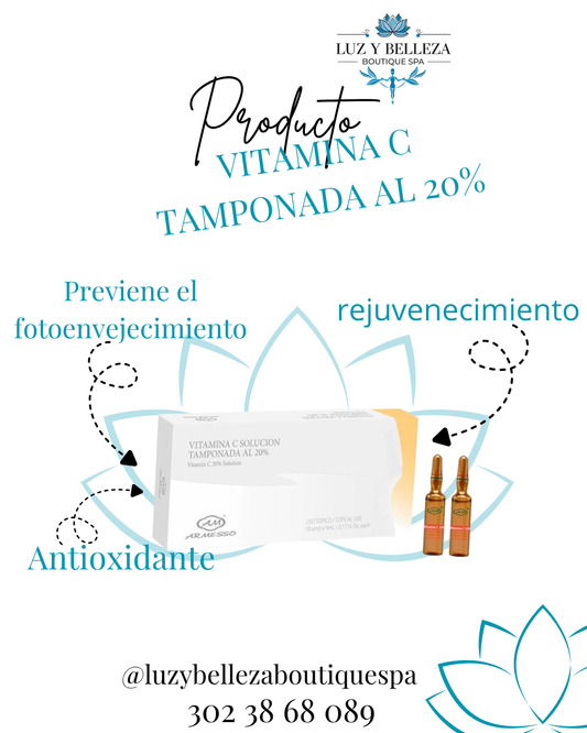 VITAMINA C TAMPONADA al 20% CAJA 10 AMPOLLA 5ML Armesso