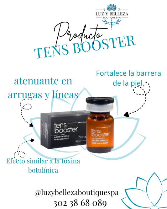TENS BOOSTER SOLUCION REAFIRMANTE FACIAL CAJA 5 VIAL 7ML Biocare