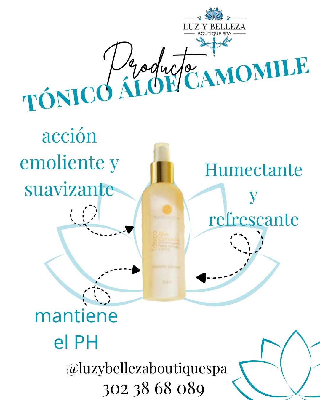 TÓNICO ALOE CAMOMILE 250 ml Mediestetica