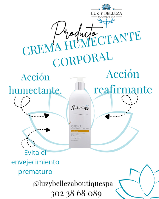 CREMA HUMECTANTE CORPORAL DE ÁRNICA 500ml Satori