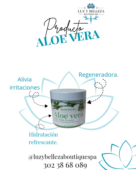 MASCARILLA HIDROPLÁSTICA ALOE VERA 250gr  Satori
