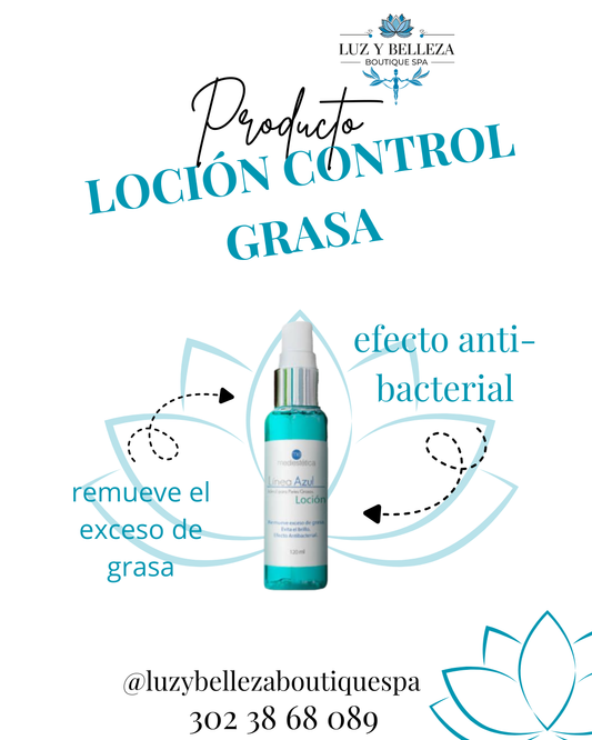 LOCIÓN CONTROL GRASA LÍNEA AZUL 60ml Mediestetica