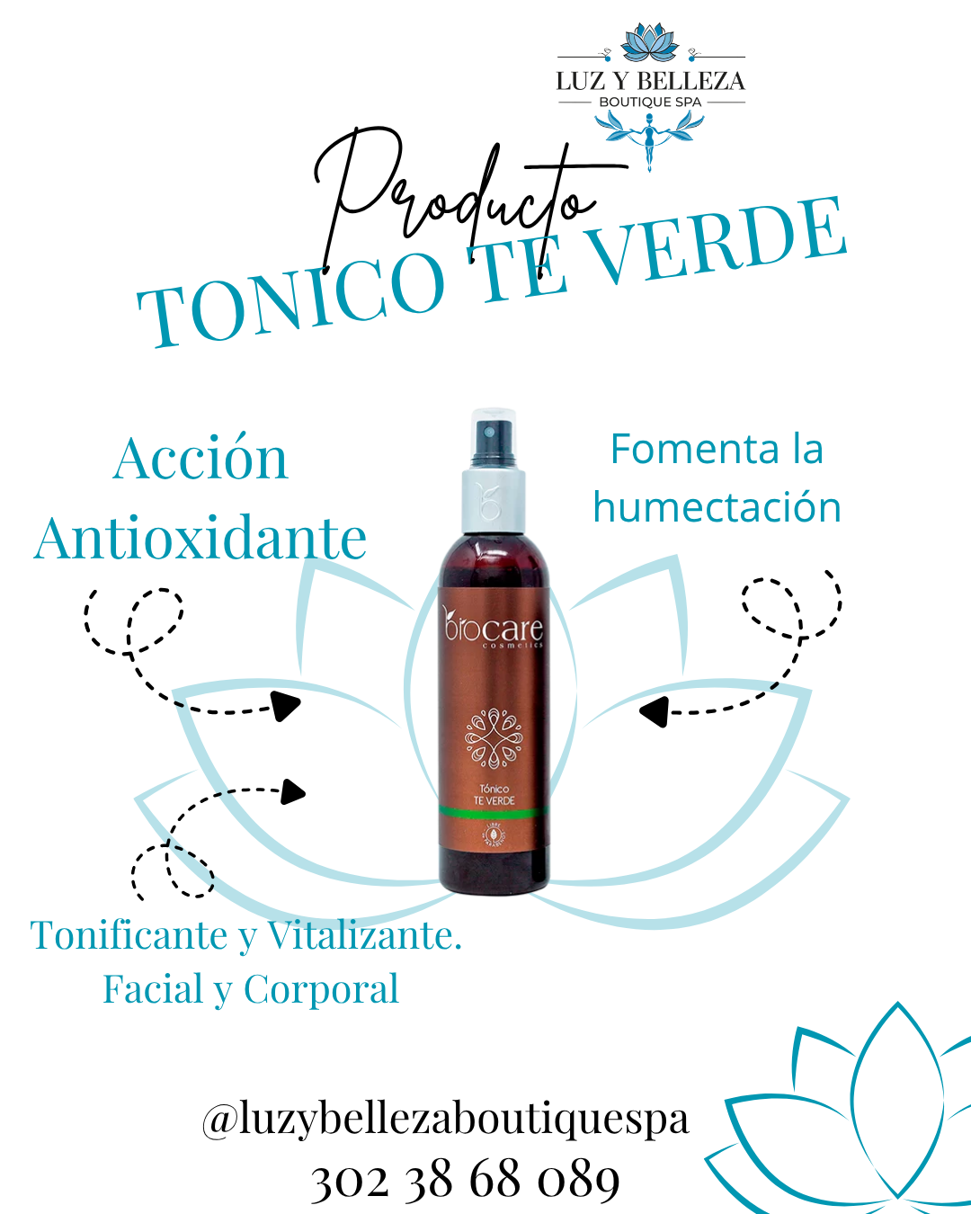 TONICO TE VERDE 250ML Biocare