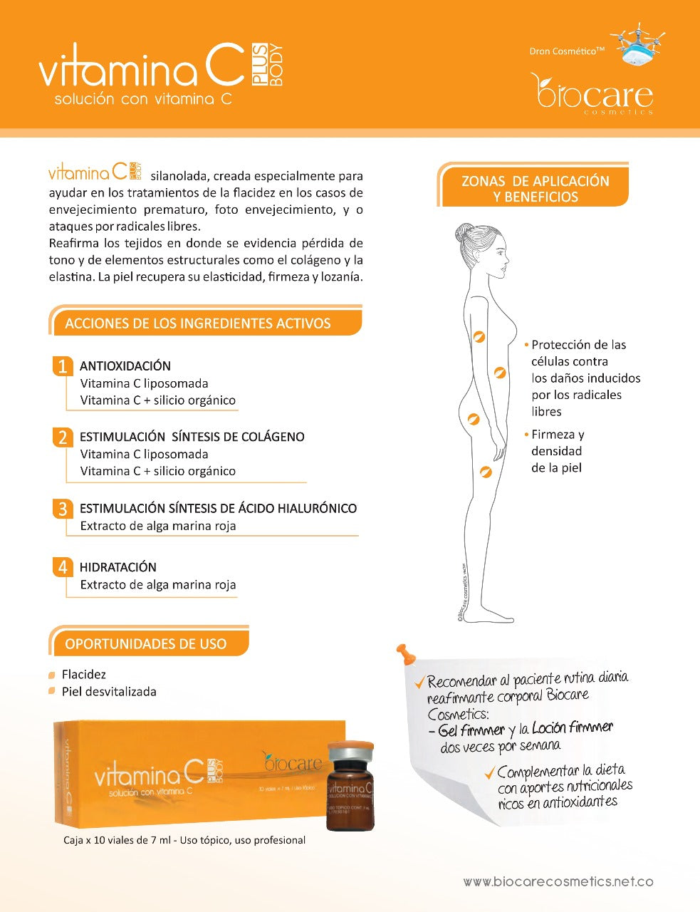 VITAMINA C PLUS BODY VIAL 7ML Biocare