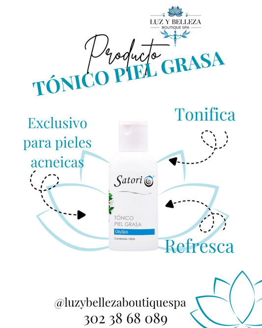 TÓNICO PIEL GRASA 120ml  Satori