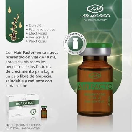 HAIR FACTOR CAJA 5 VIAL 10ML Armesso