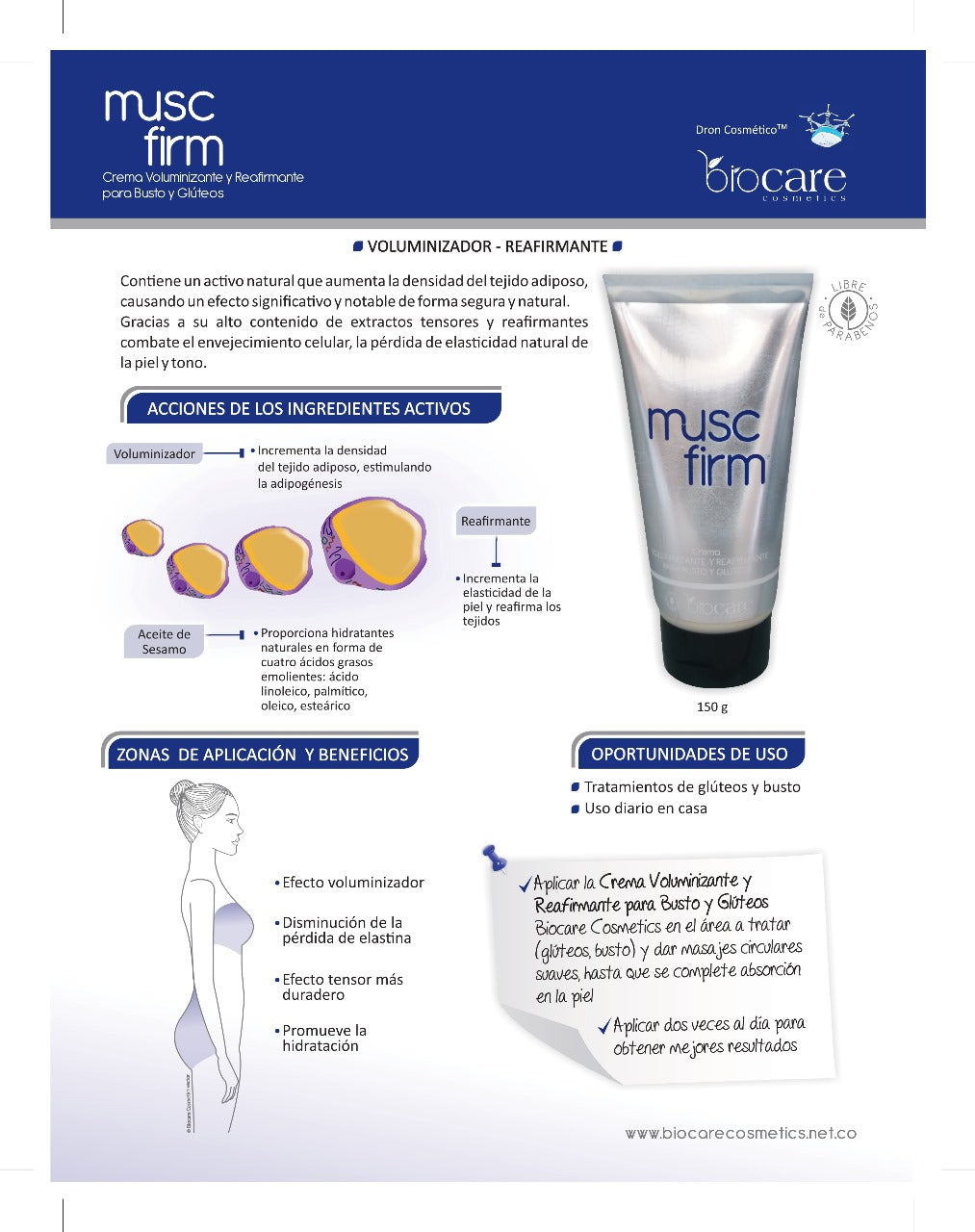 MUSC FIRM CREMA Biocare