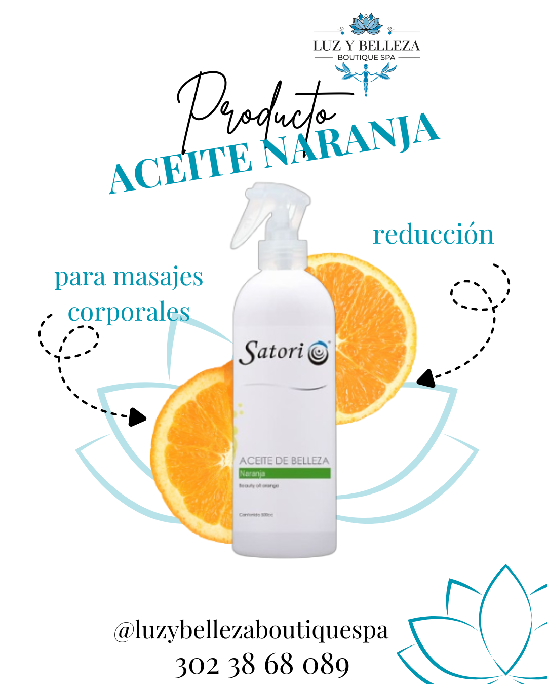 ACEITE NARANJA 250ml Satori