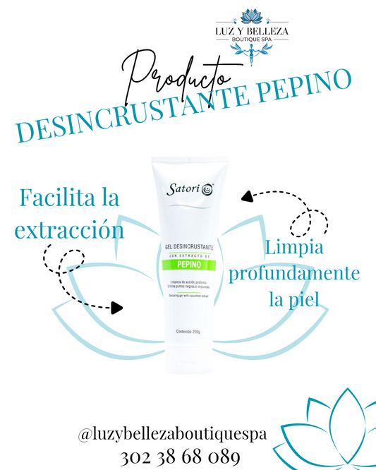 GEL DESINCRUSTANTE DE PEPINO 500Gr Satori