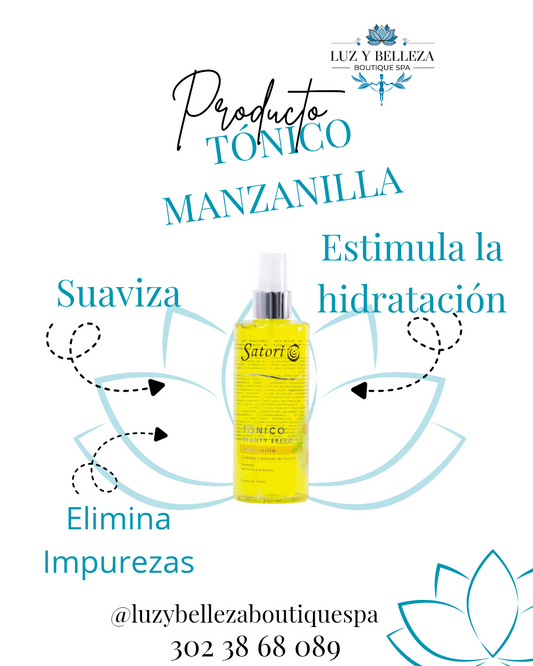 TÓNICO MANZANILLA 250ml  Satori