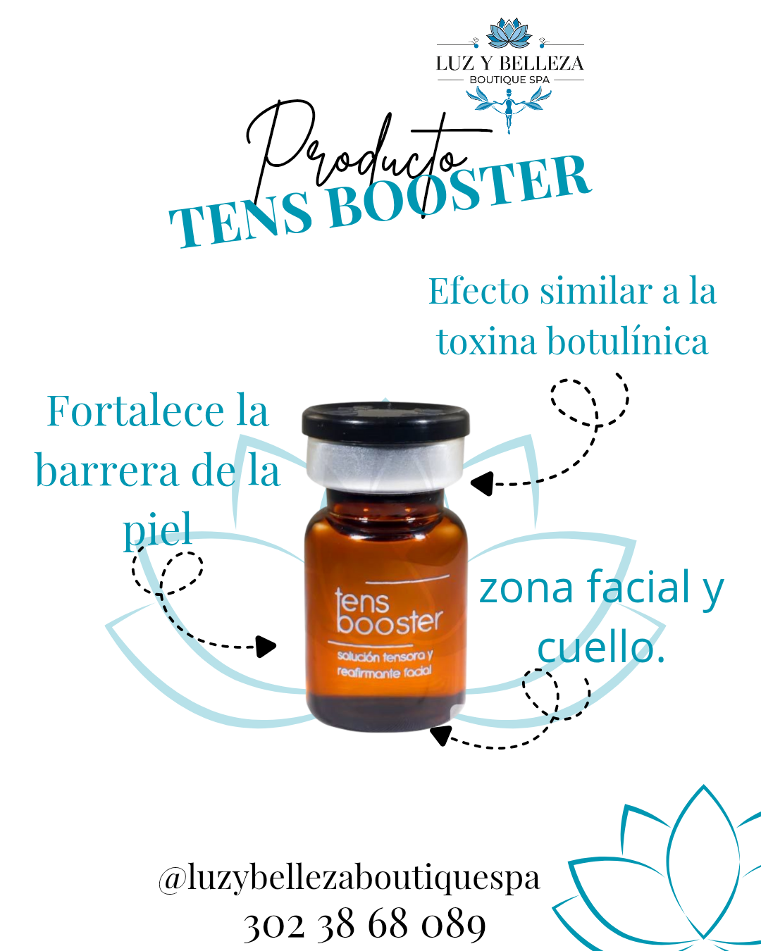 TENS BOOSTER SOLUCION REAFIRMANTE FACIAL VIAL 7ML Biocare