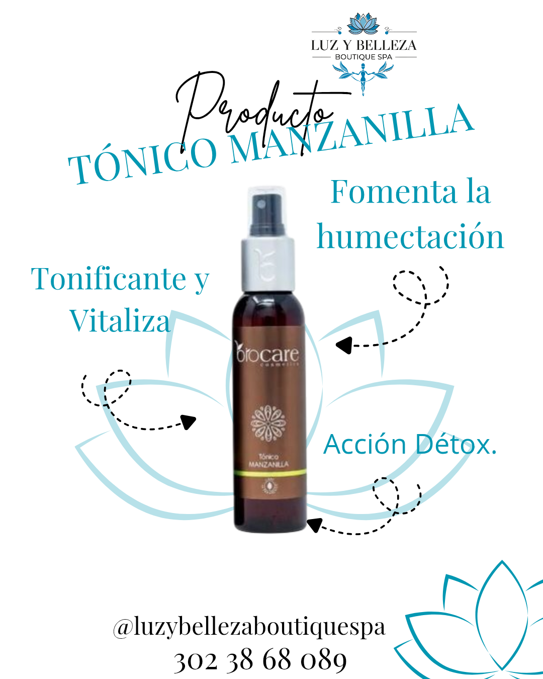 TONICO FACIAL MANZANILLA 120 ML Biocare