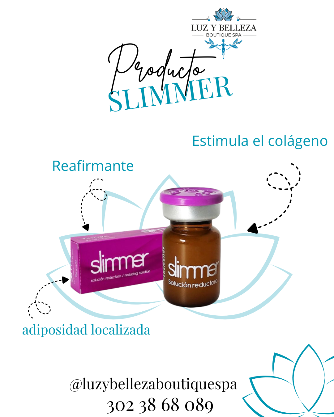 SLIMMER  SOLUCION REDUCTORA CAJA 10 VIAL 7ML Biocare