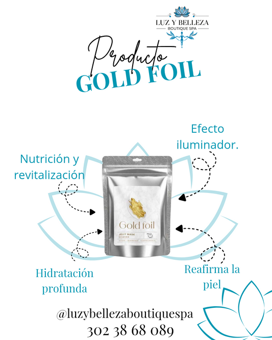 Mascarilla Hidroplástica Gold FOIL 500gr Satori