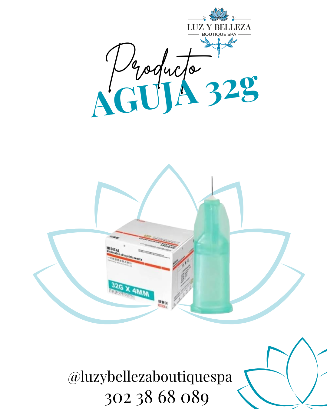 AGUJA 32G mm CAJA Insumo