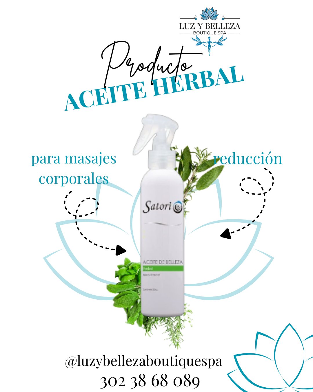 ACEITE HERBAL 250ml Satori