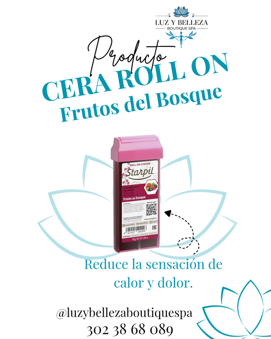 CERA DEPILACIÓN ROLLON FRUTOS DEL BOSQUE 110g Starpil