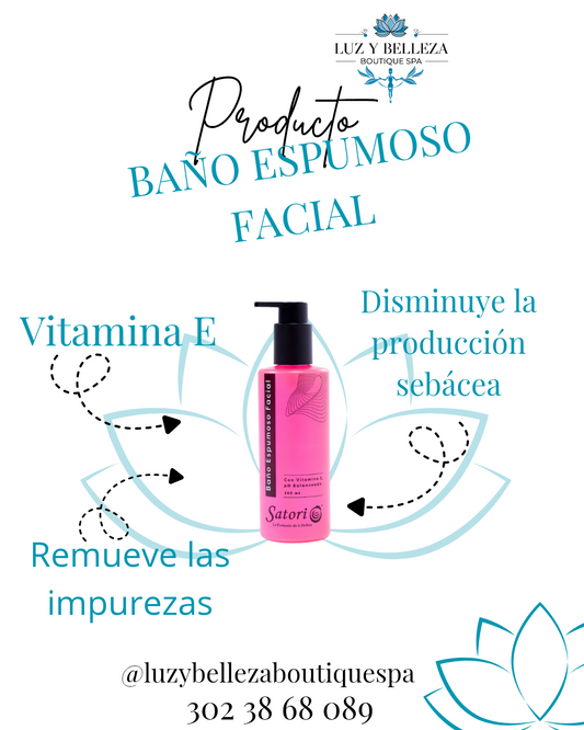 BAÑO ESPUMOSO FACIAL 250ml  Satori
