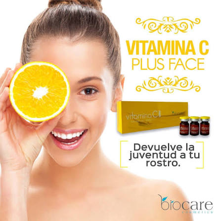 VITAMINA C PLUS FACE CAJA 10 VIAL 7ML. Biocare