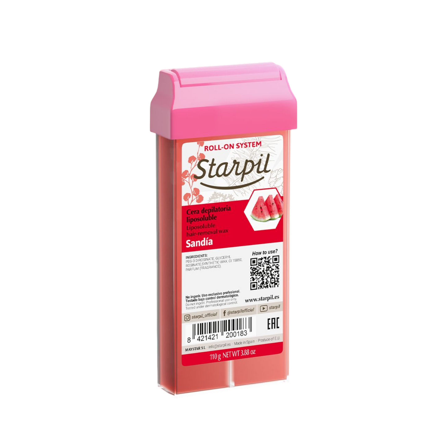 CERA DEPILACIÓN ROLLON SANDIA 110g  Starpil