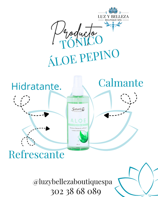 TÓNICO ALOE PEPINO 250ml Satori