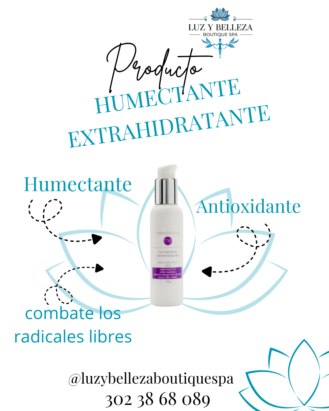 HUMECTANTE EXTRAHIDRATANTE 120gr Mediestética