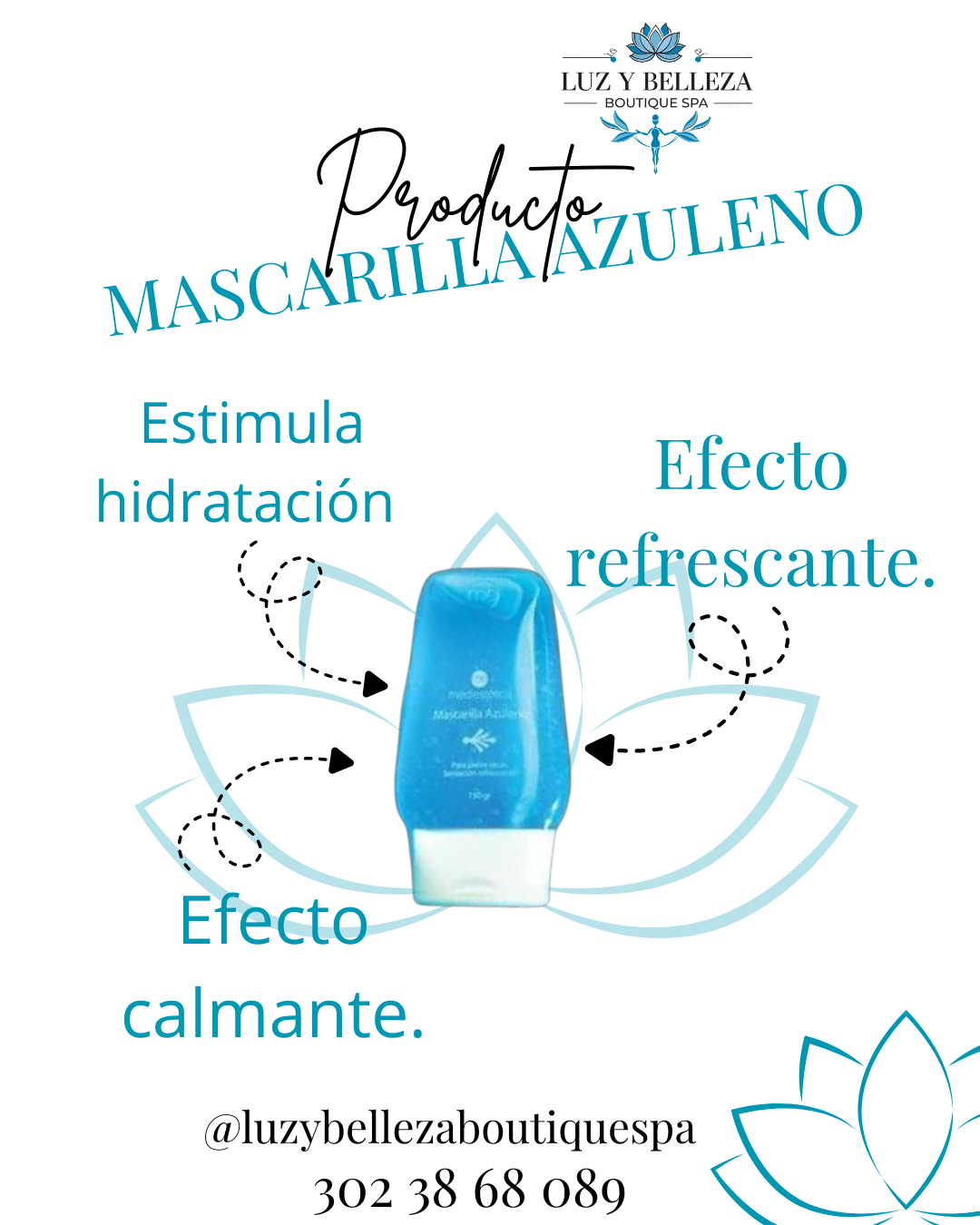 MASCARILLA DE AZULENO 150 gr Mediestética