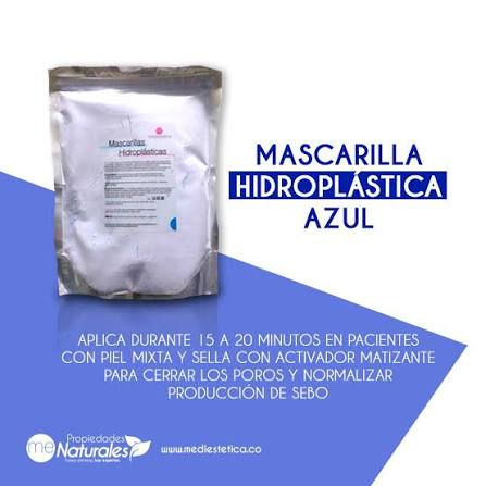 MASCARILLA HIDROPLÁSTICA AZUL mediestetica