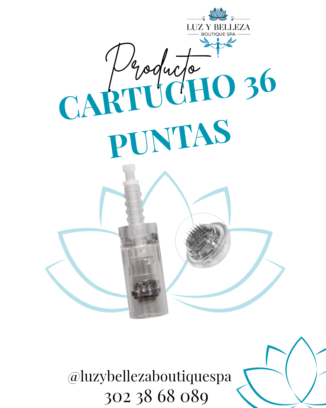 AGUJA O CARTUCHO  DE 36 PUNTAS PARA DERMAPEN Insumo