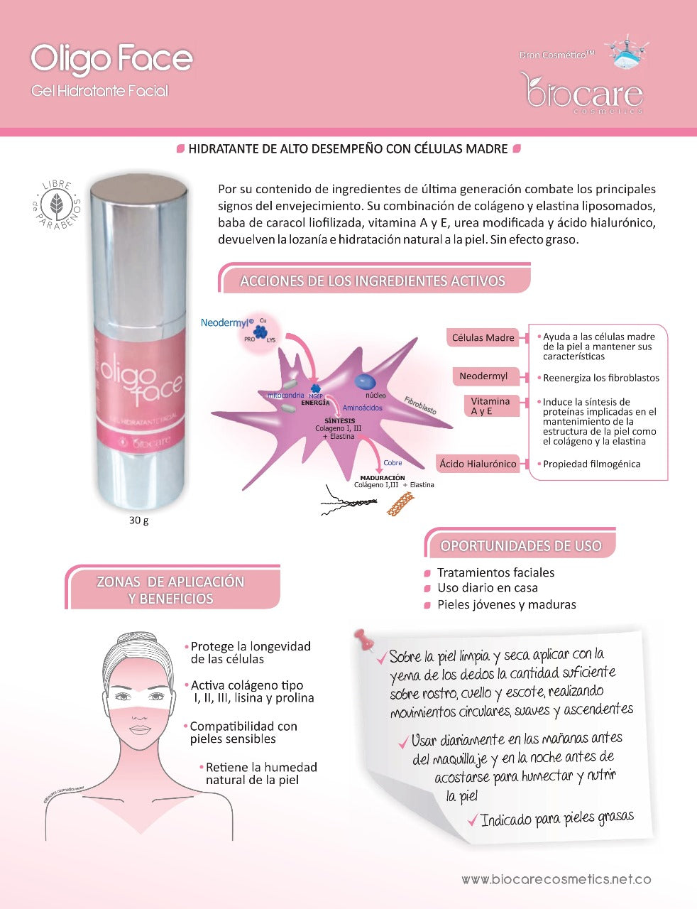 OLIGOFACE GEL Biocare