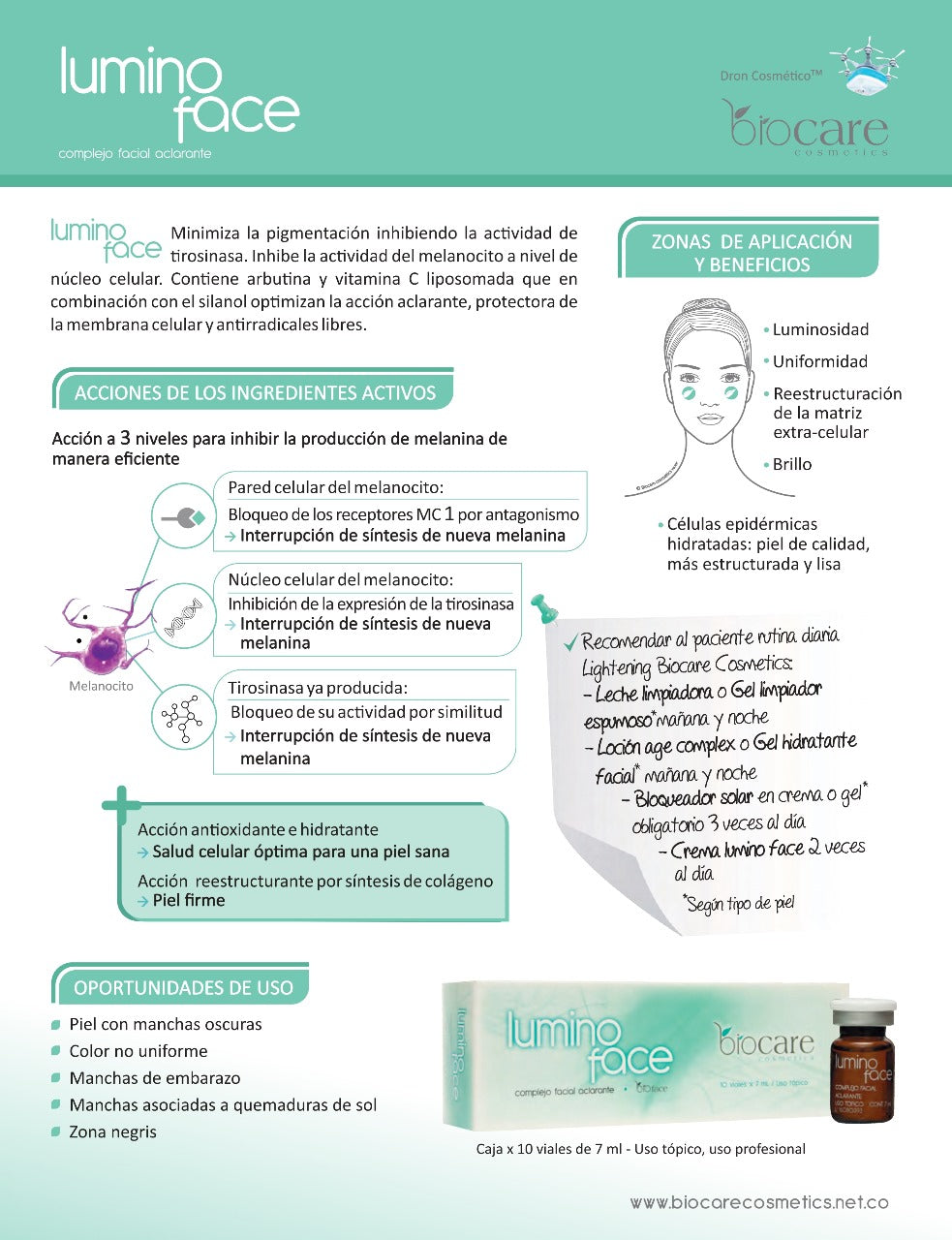 LUMINO FACE VIAL 7ML Biocare