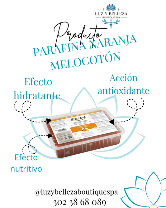 PARAFINA NARANJA MELOCOTÓN 500g Starpil