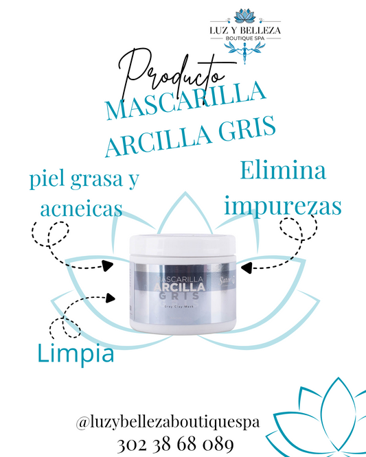 MASCARILLA ARCILLA GRIS 300g Satori