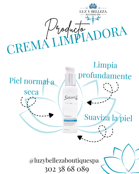 CREMA LIMPIADORA FACIAL 120ml Satori