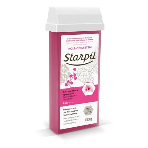 CERA DEPILACIÓN ROLLON ROSA 110g  Starpil