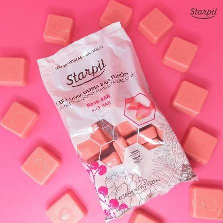 CERA DEPILACIÓN ROSA EN PASTILLAS CHICLE 1000g Starpil