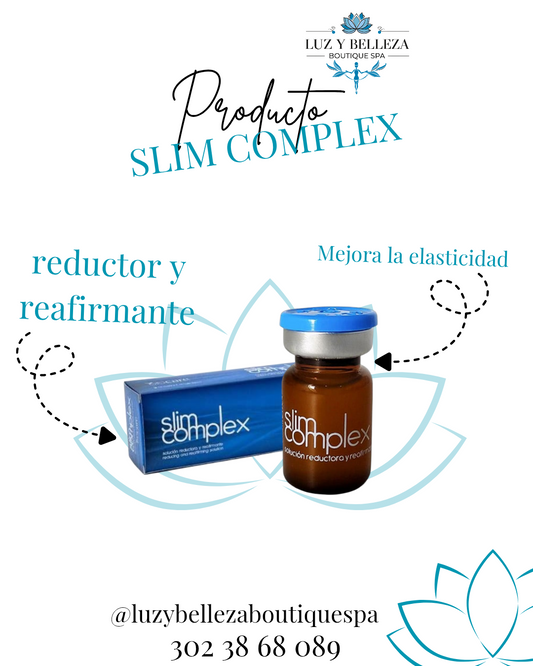 SLIM COMPLEX SOLUCION REDUCTORA Y REAFIRMANTE CAJA 10 VIAL 7 ML Biocare