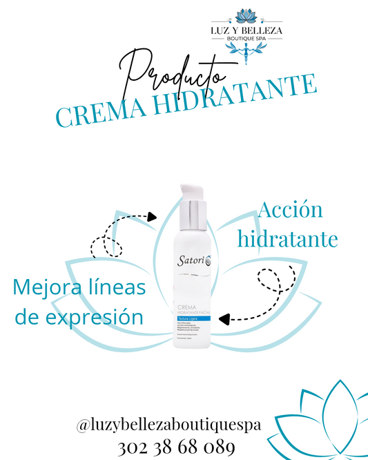 CREMA HIDRATANTE FACIAL 120ml  Satori